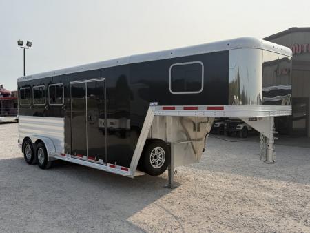 New 2026 Featherlite 3 Horse Gooseneck Premier Tack Horse Trailer