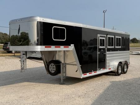 New 2026 Featherlite 3 Horse Gooseneck Premier Tack Horse Trailer