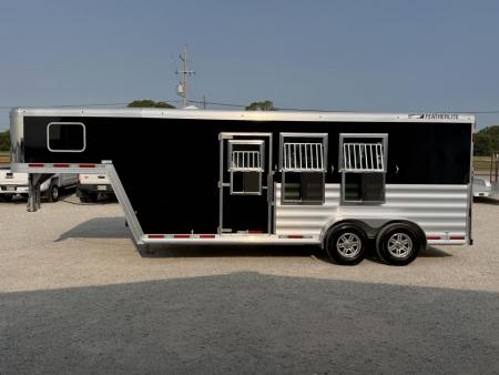 New 2026 Featherlite 3 Horse Gooseneck Premier Tack Horse Trailer