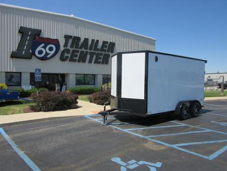 New 2026 Cargo Express 7 x 14 KE-DX8414-070 Cargo / Enclosed Trailer 7K / Black Trim / Rear Flare