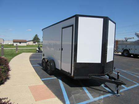 New 2026 Cargo Express 7 x 14 KE-DX8414-070 Cargo / Enclosed Trailer 7K / Black Trim / Rear Flare
