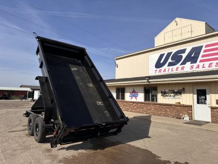 New 2026 Load Trail 83x14 Low-Pro W/2ft Sides Dump Trailer