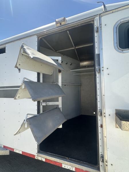 Used 1997 Charmac Trailers 3 Horse goosenec Stock / Stock Combo Trailer