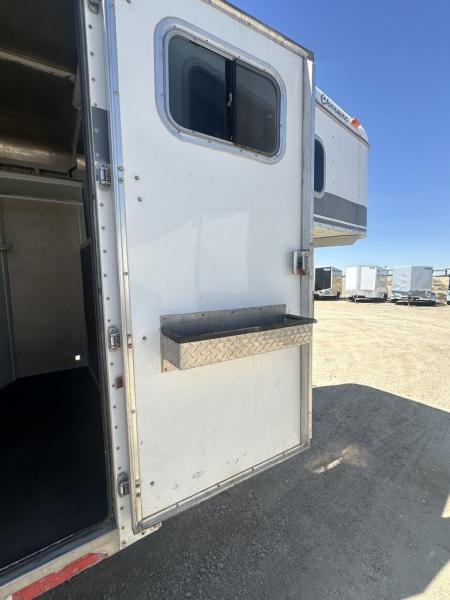Used 1997 Charmac Trailers 3 Horse goosenec Stock / Stock Combo Trailer