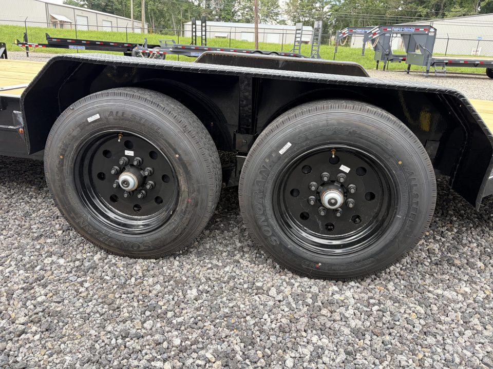 New 2027 Triple Crown 7x24 Heavy Duty Equipment Trailer, EZ Assist MEGA Ramps, 16K GVWR