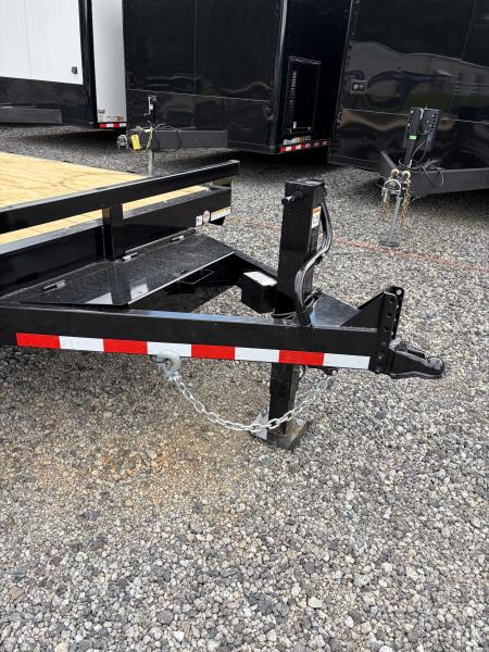 New 2027 Triple Crown 7x24 Heavy Duty Equipment Trailer, EZ Assist MEGA Ramps, 16K GVWR