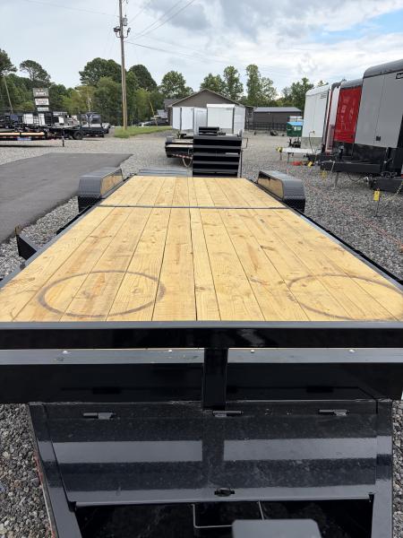 New 2027 Triple Crown 7x24 Heavy Duty Equipment Trailer, EZ Assist MEGA Ramps, 16K GVWR