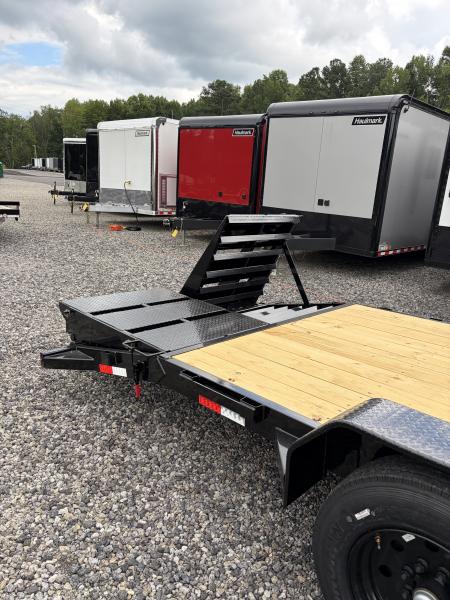 New 2027 Triple Crown 7x24 Heavy Duty Equipment Trailer, EZ Assist MEGA Ramps, 16K GVWR