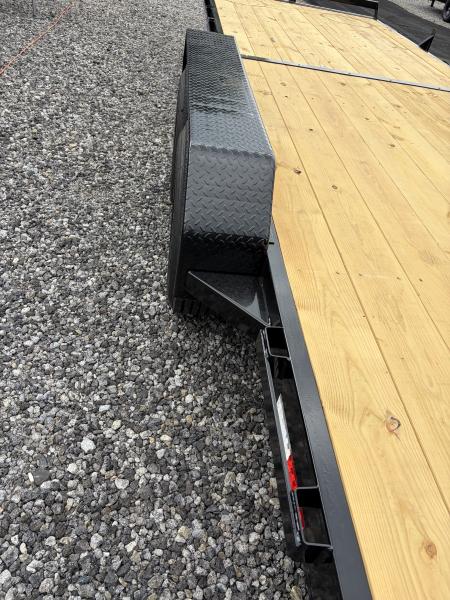 New 2027 Triple Crown 7x24 Heavy Duty Equipment Trailer, EZ Assist MEGA Ramps, 16K GVWR