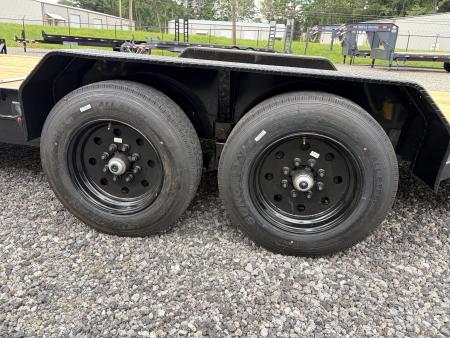 New 2027 Triple Crown 7x24 Heavy Duty Equipment Trailer, EZ Assist MEGA Ramps, 16K GVWR