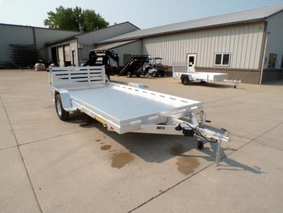 New 2027 Aluma 8014S-BT Utility Trailer