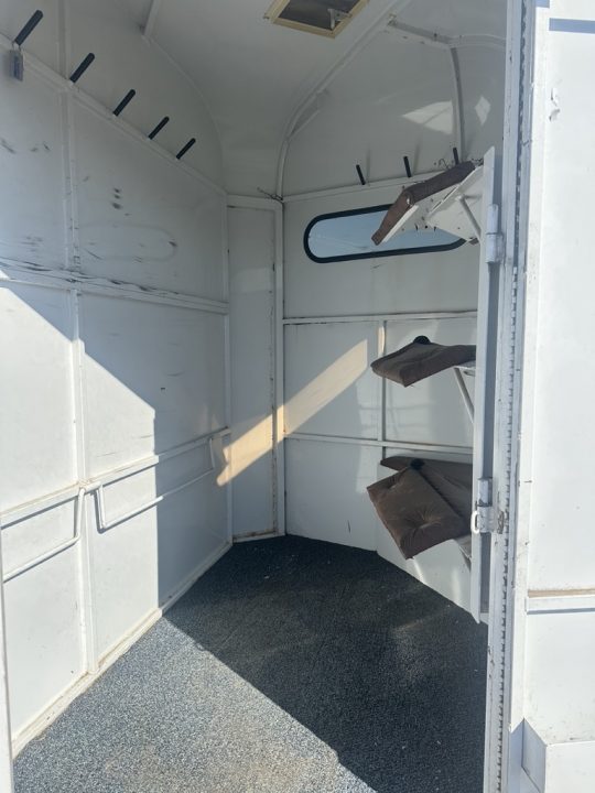 Used 1995 American Trailers 3 Horse Bumperpull Stock / Stock Combo Trailer