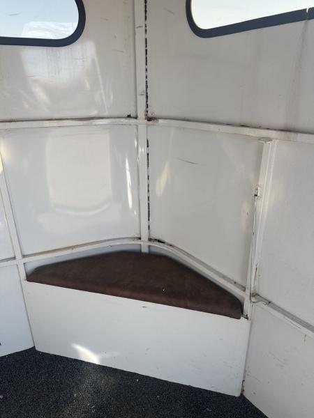 Used 1995 American Trailers 3 Horse Bumperpull Stock / Stock Combo Trailer