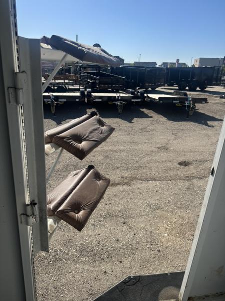 Used 1995 American Trailers 3 Horse Bumperpull Stock / Stock Combo Trailer