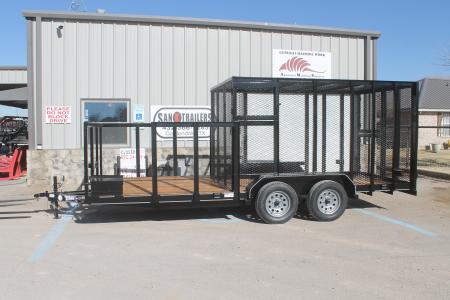 New 2026 Texas Bragg Trailers 77"X18' Porta Potty Trash Trailer Trash