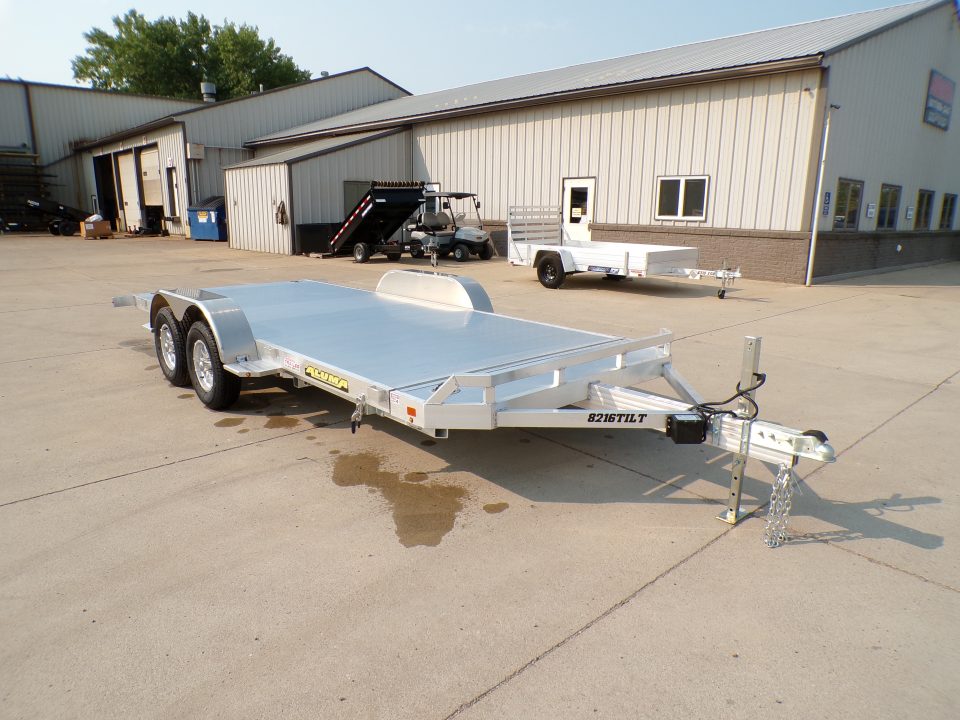 New 2027 Aluma 8216TILT Utility Trailer