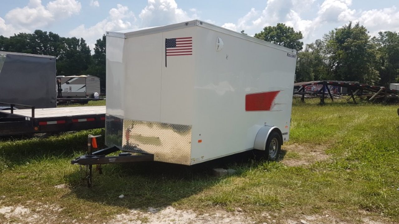 Used 2024 Haul About Trailers 7 x 12 Haul about Cougar Motorcycle Trailer