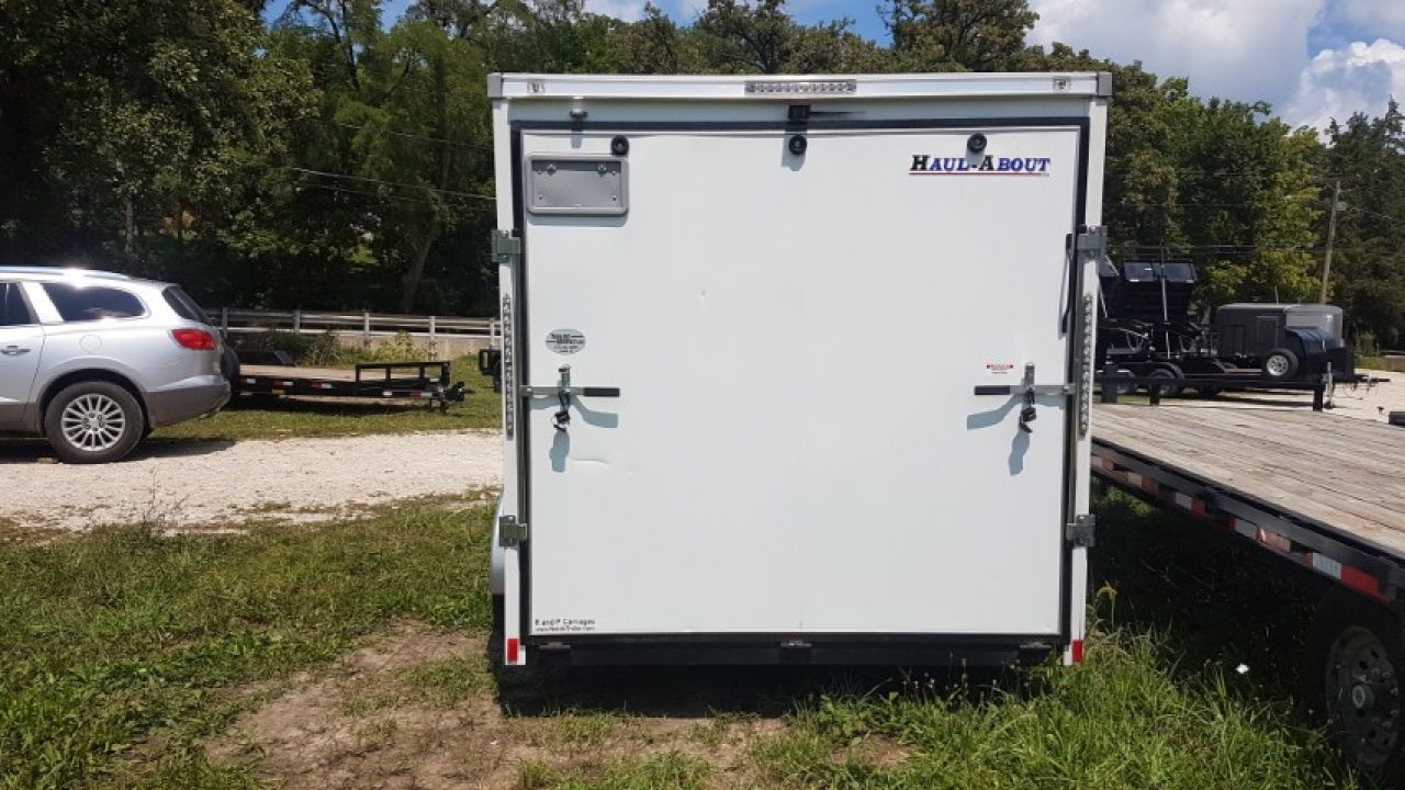Used 2024 Haul About Trailers 7 x 12 Haul about Cougar Motorcycle Trailer
