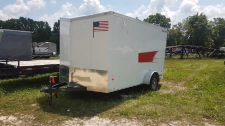 Used 2024 Haul About Trailers 7 x 12 Haul about Cougar Motorcycle Trailer
