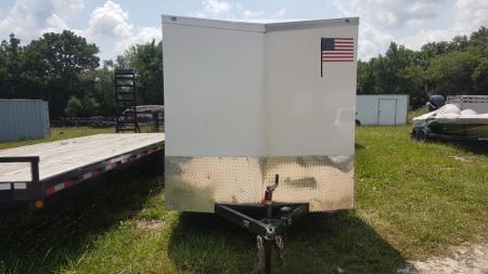 Used 2024 Haul About Trailers 7 x 12 Haul about Cougar Motorcycle Trailer