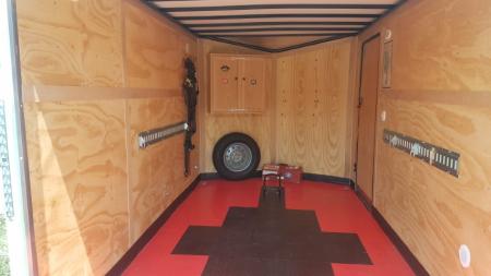 Used 2024 Haul About Trailers 7 x 12 Haul about Cougar Motorcycle Trailer