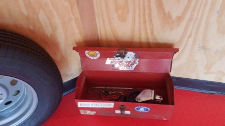 Used 2024 Haul About Trailers 7 x 12 Haul about Cougar Motorcycle Trailer