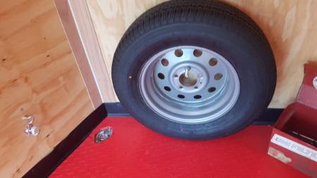 Used 2024 Haul About Trailers 7 x 12 Haul about Cougar Motorcycle Trailer