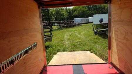 Used 2024 Haul About Trailers 7 x 12 Haul about Cougar Motorcycle Trailer