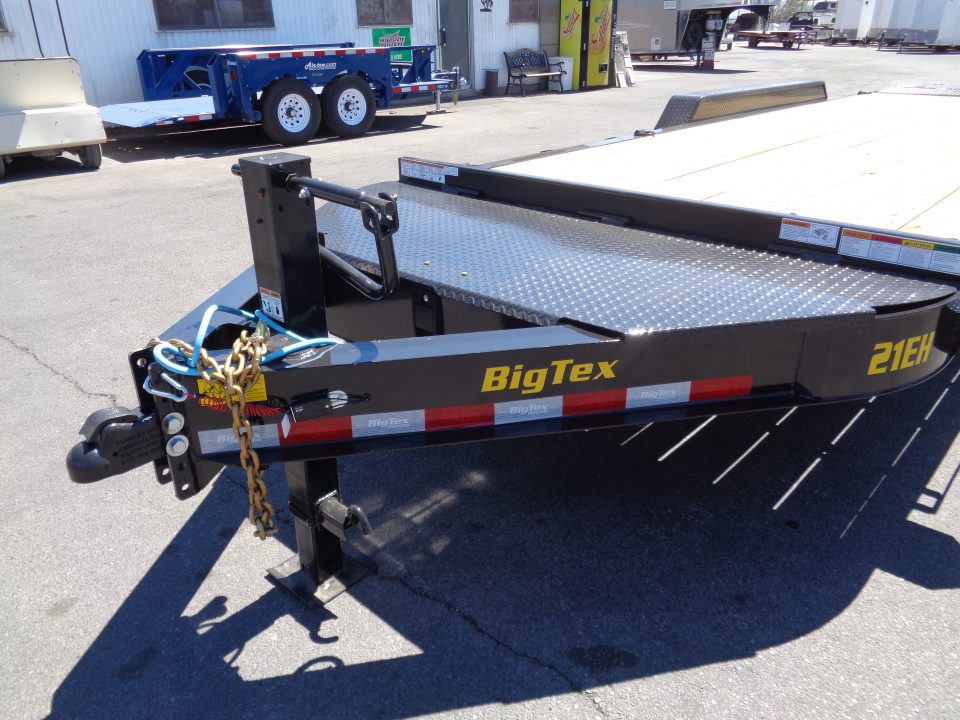 New 2027 Big Tex Trailers * 21EH-24 * 24ft Super Duty Triple Axle Seamless I-Beam Equipment Trailer w/ Mega Ramps (21K GVWR)
