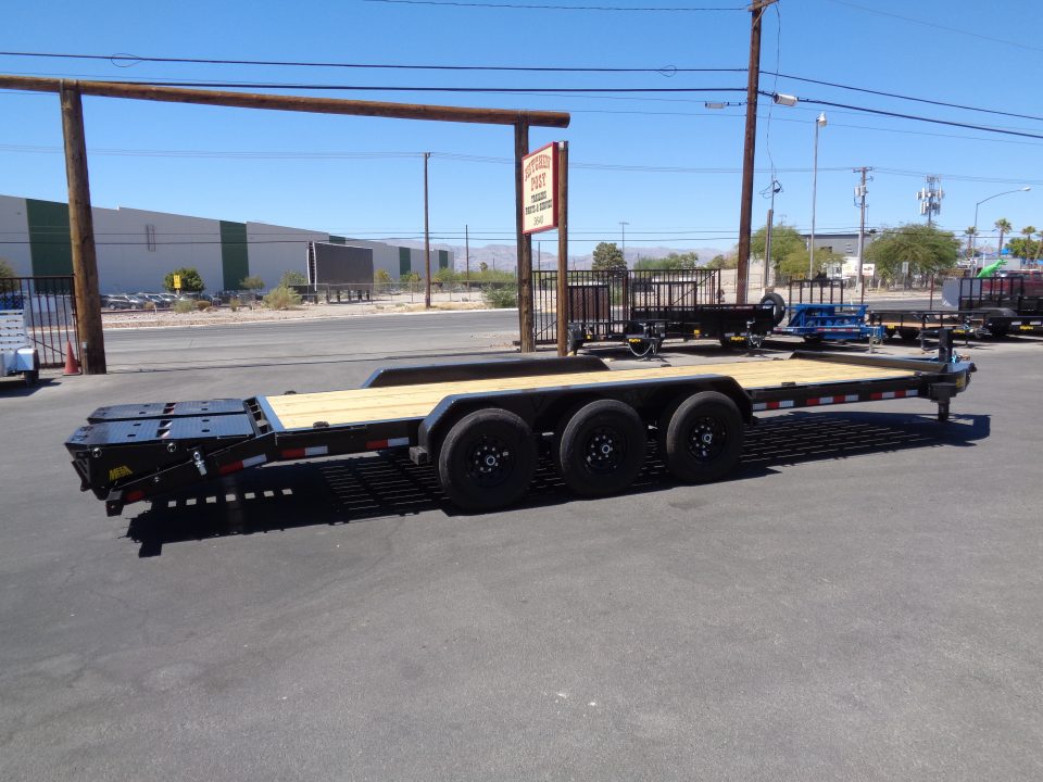 New 2027 Big Tex Trailers * 21EH-24 * 24ft Super Duty Triple Axle Seamless I-Beam Equipment Trailer w/ Mega Ramps (21K GVWR)