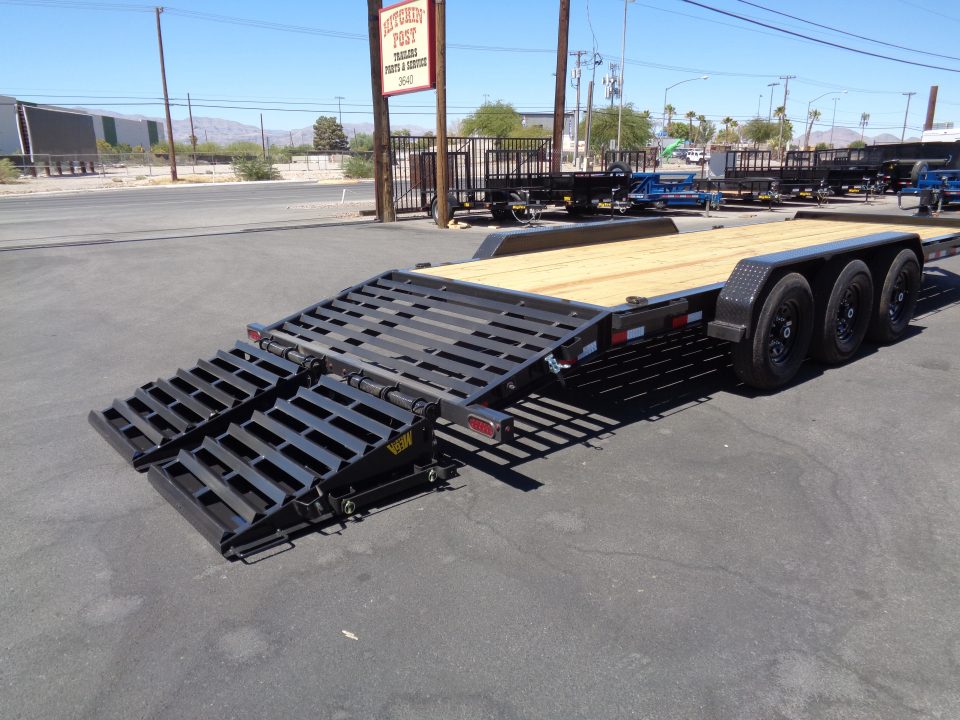 New 2027 Big Tex Trailers * 21EH-24 * 24ft Super Duty Triple Axle Seamless I-Beam Equipment Trailer w/ Mega Ramps (21K GVWR)