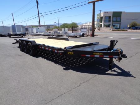 New 2027 Big Tex Trailers * 21EH-24 * 24ft Super Duty Triple Axle Seamless I-Beam Equipment Trailer w/ Mega Ramps (21K GVWR)
