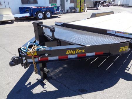 New 2027 Big Tex Trailers * 21EH-24 * 24ft Super Duty Triple Axle Seamless I-Beam Equipment Trailer w/ Mega Ramps (21K GVWR)