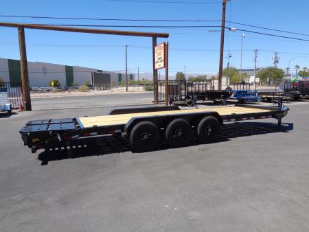 New 2027 Big Tex Trailers * 21EH-24 * 24ft Super Duty Triple Axle Seamless I-Beam Equipment Trailer w/ Mega Ramps (21K GVWR)