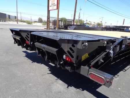 New 2027 Big Tex Trailers * 21EH-24 * 24ft Super Duty Triple Axle Seamless I-Beam Equipment Trailer w/ Mega Ramps (21K GVWR)