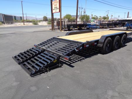 New 2027 Big Tex Trailers * 21EH-24 * 24ft Super Duty Triple Axle Seamless I-Beam Equipment Trailer w/ Mega Ramps (21K GVWR)