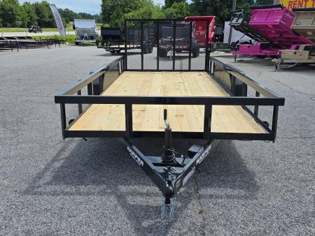 New 2027 GPS 7K 7X16 TANDEM AXLE UTILITY TRAILER WITH SET BACK JACK
