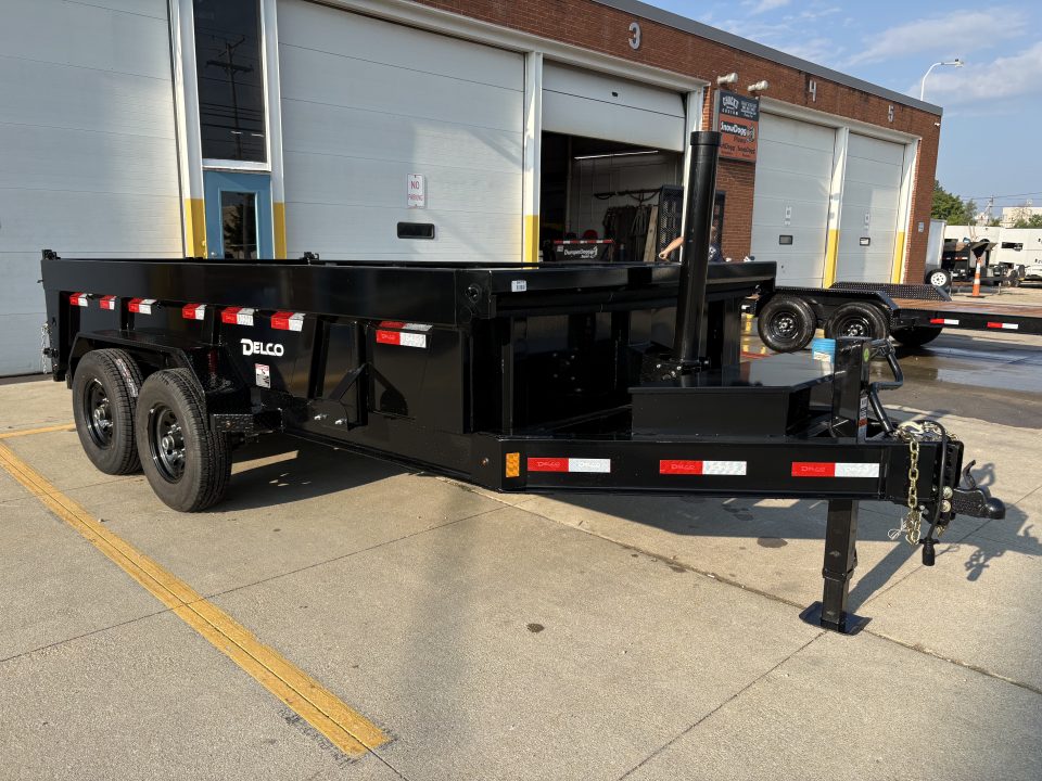 New 2026 Delco Trailers 83"X14' I BEAM DUMP TELESCOPIC Dump Trailer
