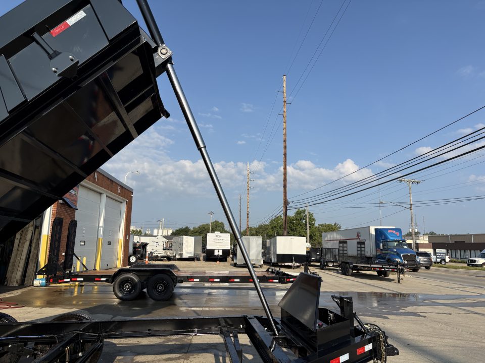 New 2026 Delco Trailers 83"X14' I BEAM DUMP TELESCOPIC Dump Trailer