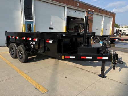 New 2026 Delco Trailers 83"X14' I BEAM DUMP TELESCOPIC Dump Trailer