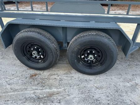 New 2027 10K GPS 7X20 TANDEM AXLE UTILITY TRAILER WITH HD GATE AND HD JACK