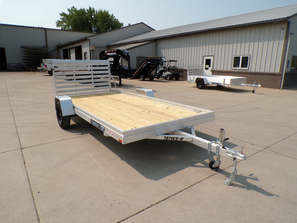 New 2027 Aluma 7814ES-W Utility Trailer