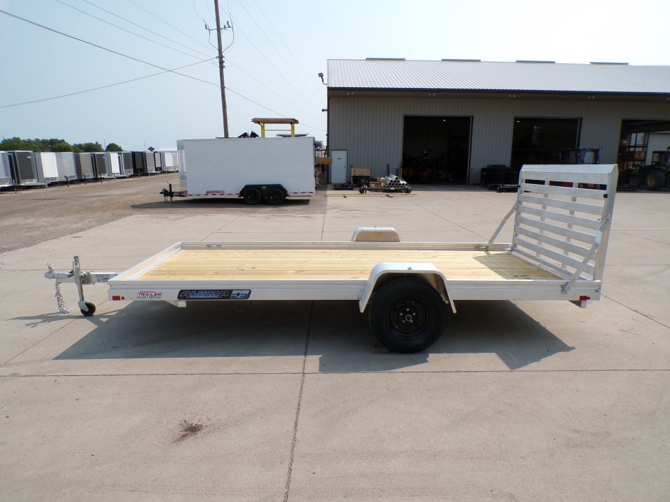 New 2027 Aluma 7814ES-W Utility Trailer