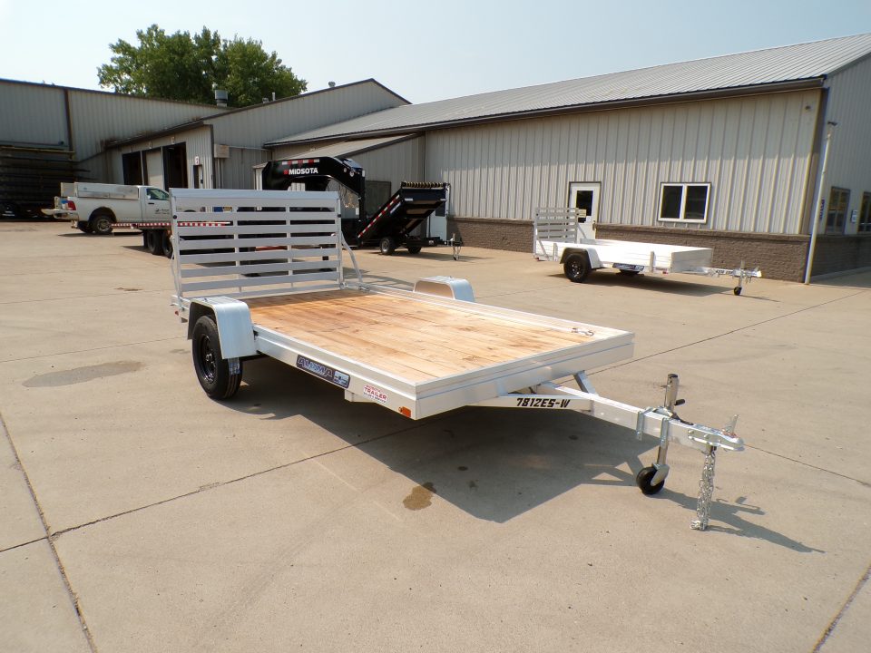 New 2027 Aluma 7812ES-W Utility Trailer