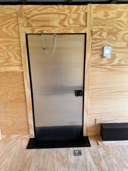 New 2026 Luxe 8.5x16 Car Hauler-5200 Torsion- Charcoal poly- Blackout- Enclosed Trailer