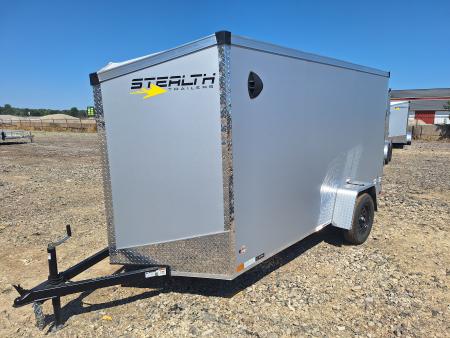 New 2027 Stealth Trailers 6x12 Single Axle Cargo / Enclosed Trailer W/ Ramp Door