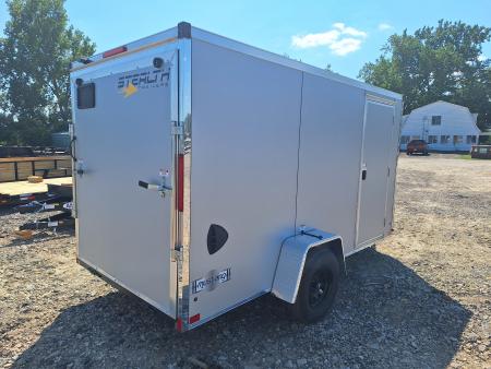New 2027 Stealth Trailers 6x12 Single Axle Cargo / Enclosed Trailer W/ Ramp Door