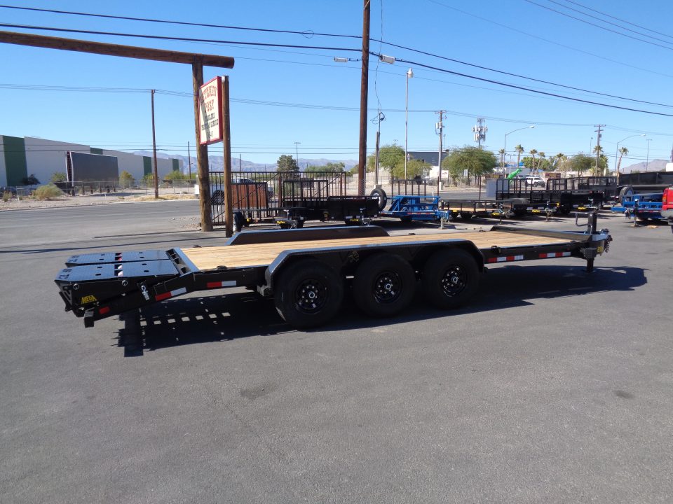 New 2027 Big Tex Trailers * 21EH-22 * 22ft Super Duty Triple Axle Seamless I-Beam Equipment Trailer w/ Mega Ramps (21K GVWR)