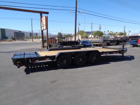 New 2027 Big Tex Trailers * 21EH-22 * 22ft Super Duty Triple Axle Seamless I-Beam Equipment Trailer w/ Mega Ramps (21K GVWR)