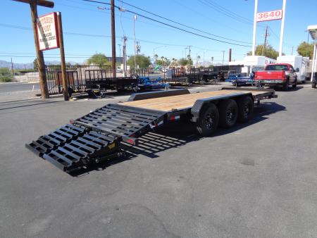New 2027 Big Tex Trailers * 21EH-22 * 22ft Super Duty Triple Axle Seamless I-Beam Equipment Trailer w/ Mega Ramps (21K GVWR)
